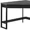 Homeroots Black & Gray Top Corner Computer Desk42 x 42 x 30 in. 355734 - alternate 4